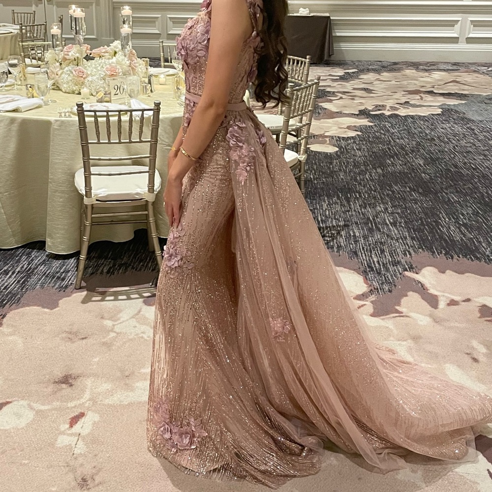 Portia and Scarlett Blush Pink Prom Dress
